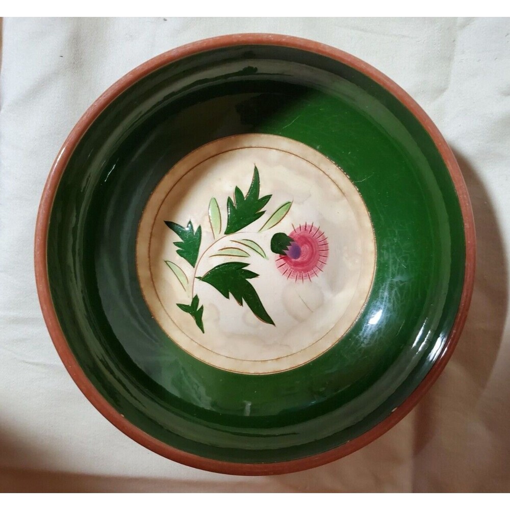 Vintage Stangl Pottery Pink Thistle 8" Bowl - Grannycore